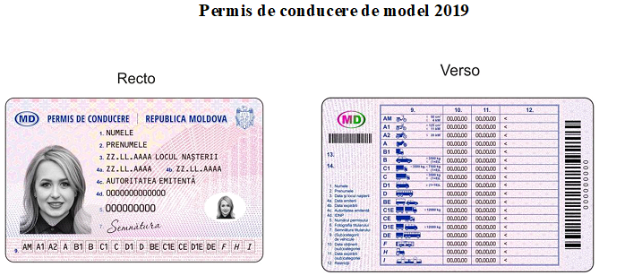 Как выглядят новые права Driving license and provisional driving license of new model 2019 PUBLIC SERVICE
